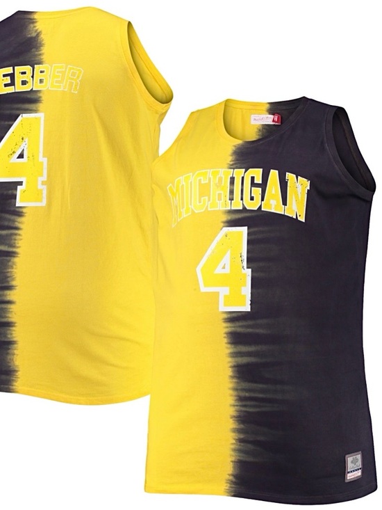 Mitchell & Ness Other - Chris Webber Michigan Wolverines Tie Dye Jersey Mens 3XLB Mitchell & Ness NEW